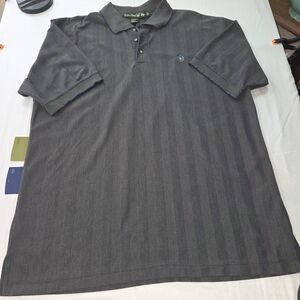 Men's Knights Of The Round Table Nevy/Olive Green Polo Shirt Size 3XLT. QQCP